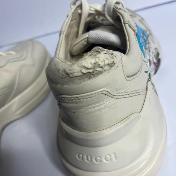 Gucci Disney  Leather Sneakers - Picture 5 of 16
